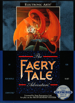 Faery Tale Adventure box art for Sega Genesis